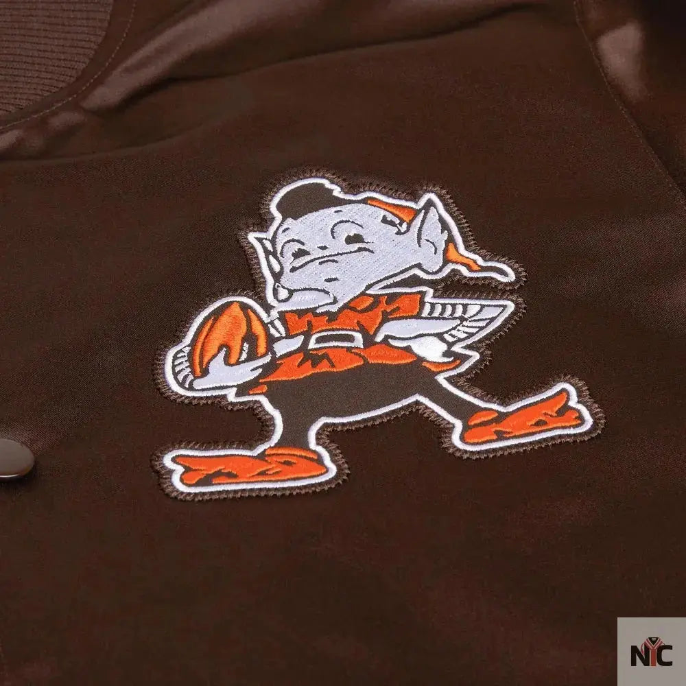 Starter Cleveland Browns Heavyweight Satin Jacket