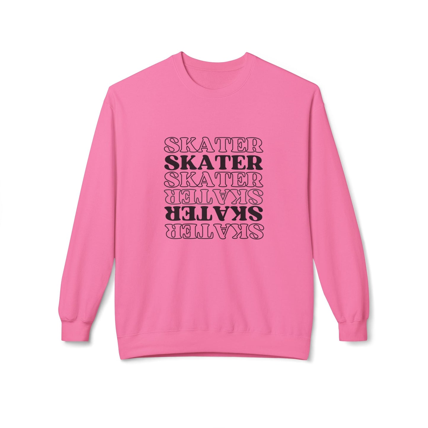 Statement Skater Unisex Fleece Crewneck Sweatshirt