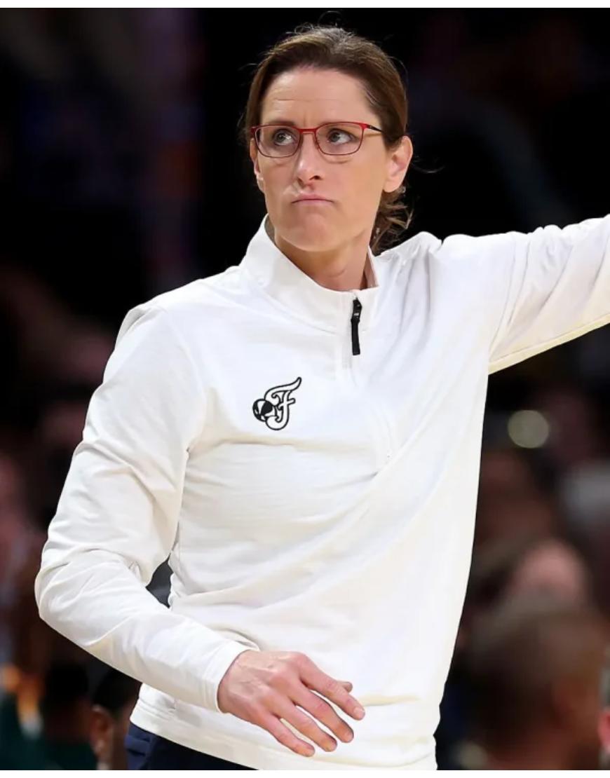 Stephanie White Indiana Fever White Sweatshirt