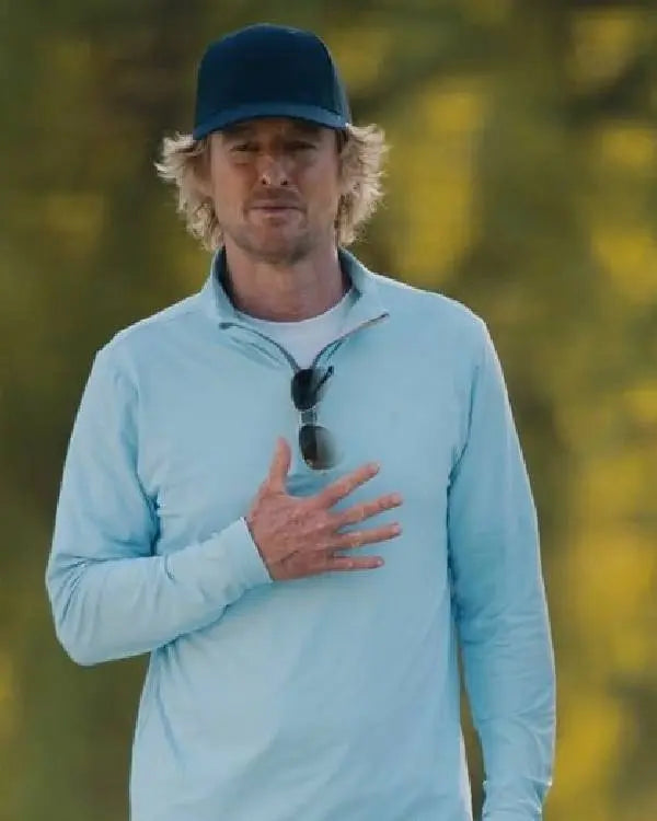 Stick Owen Wilson Long Sleeve Polo Shirt