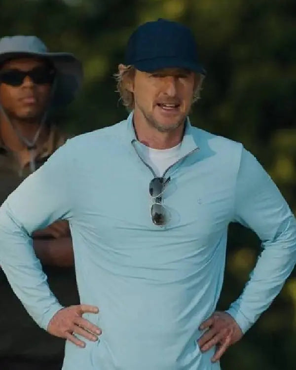 Stick Owen Wilson Long Sleeve Polo Shirt