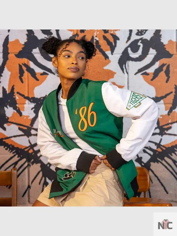 Stranger Things x Hawkins Tigers Reversible Bomber Jacket