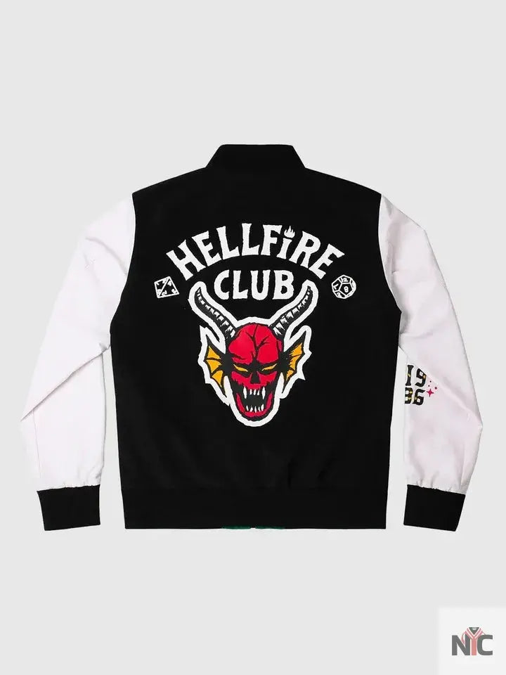 Stranger Things x Hawkins Tigers Reversible Bomber Jacket