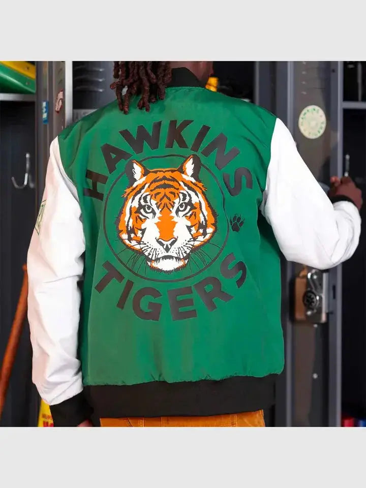 Stranger Things x Hawkins Tigers Reversible Bomber Jacket