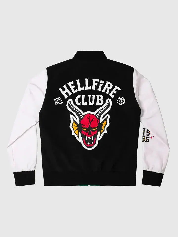 Stranger Things x Hawkins Tigers Reversible Bomber Jacket
