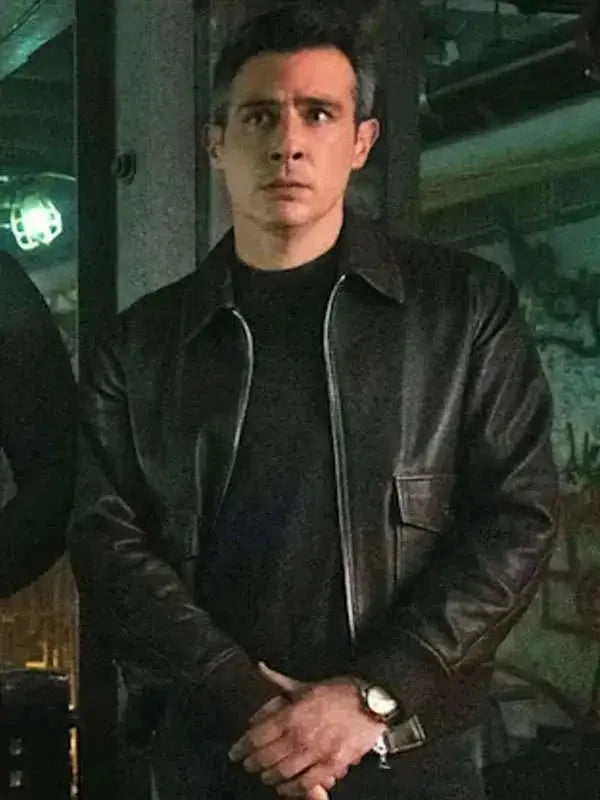 Stuart Scola FBI S07 Brown Leather Jacket