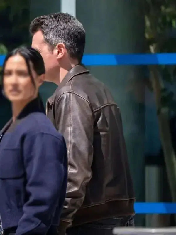 Stuart Scola FBI S07 Brown Leather Jacket