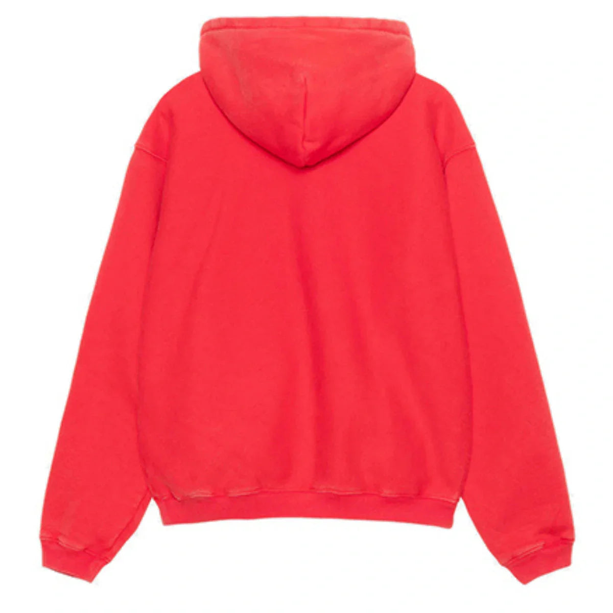 Stussy Unisex Outline Zip Hoodie Red