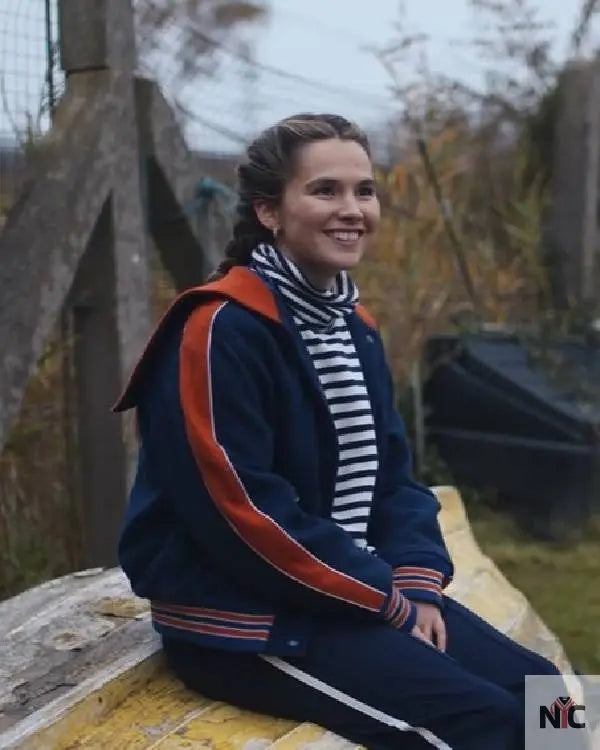 Such Brave Girls S02 Lizzie Davidson Blue Varsity Jacket