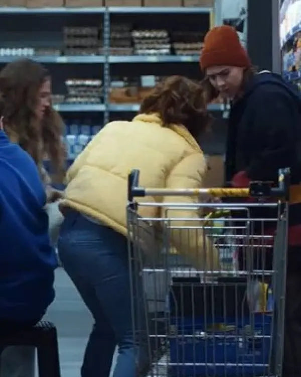 Such Brave Girls S02 Louise Brealey Yellow Bomber Jacket