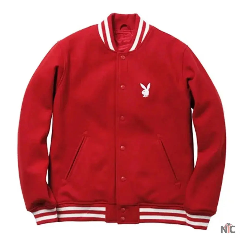 Supreme Playboy Wool Varsity Jacket