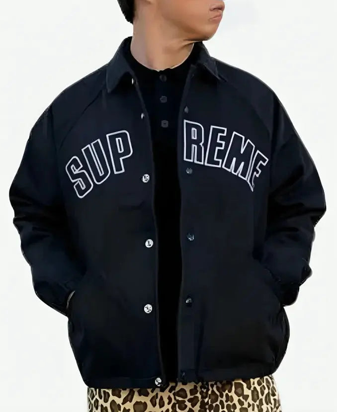 Supreme ARC Denim Coaches Black Jacket