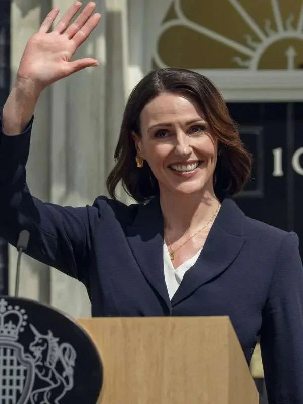 Suranne Jones Hostage Blue Blazer