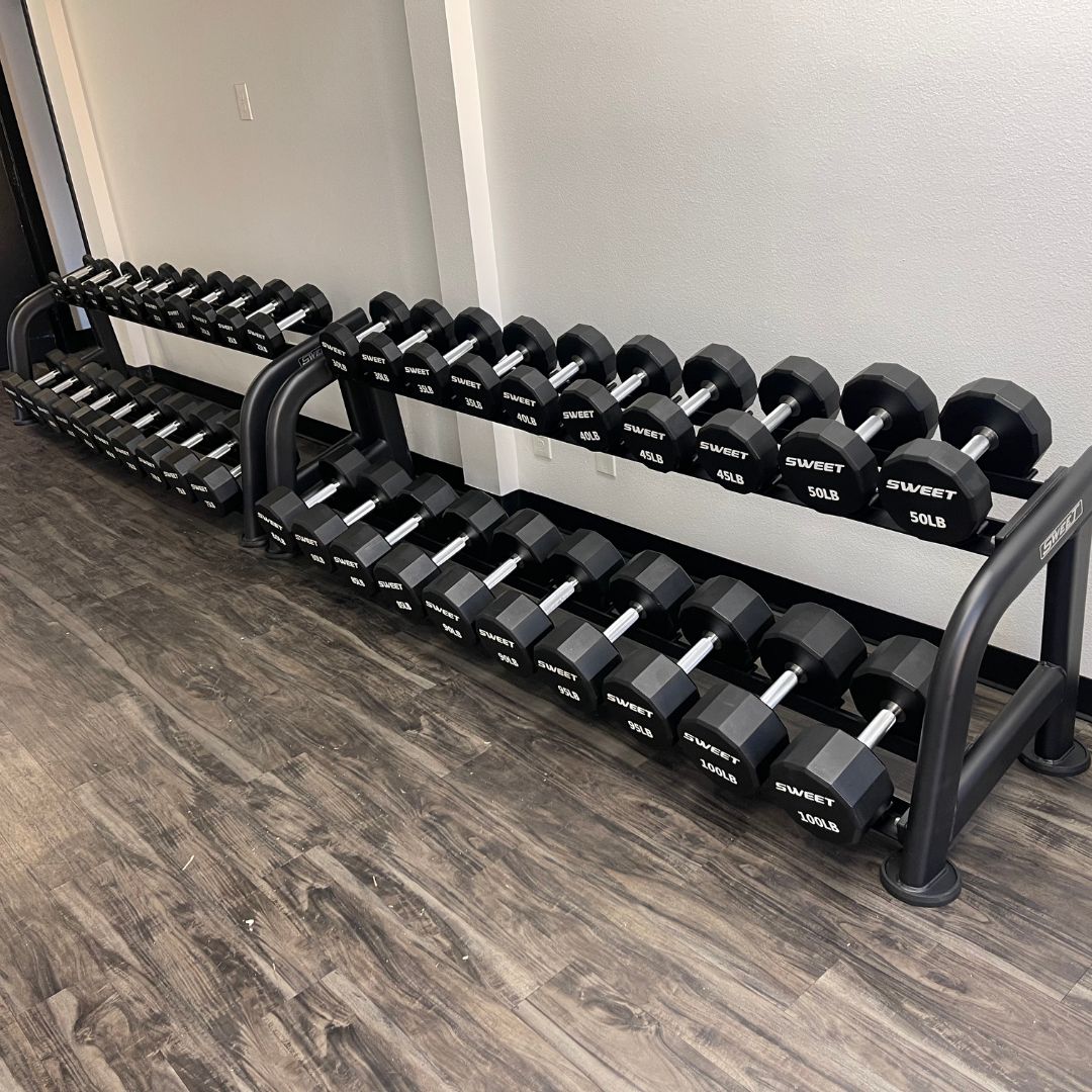 Sweet Dumbbell Set 5-100 lb (Rack sold seperately)