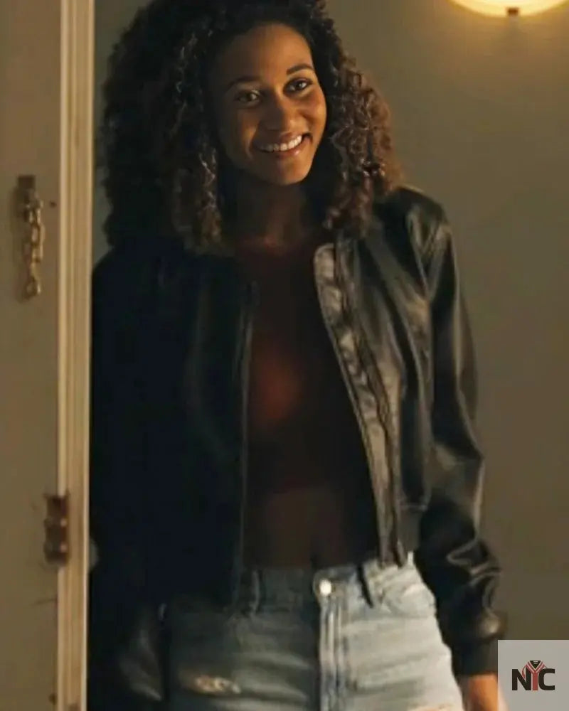 Sydney Shandon Sullivan’s Crossing Black Leather Jacket