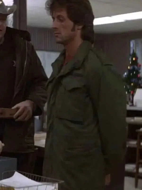 Sylvester Stallone First Blood Green Jacket