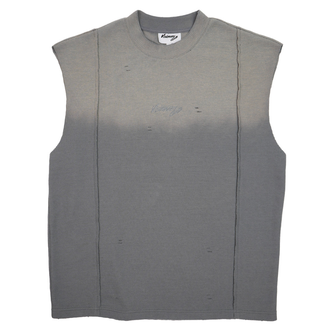 "DANGEROUS ELEMENTS" FADE SLEEVELESS TANK ( SANDSTORM)
