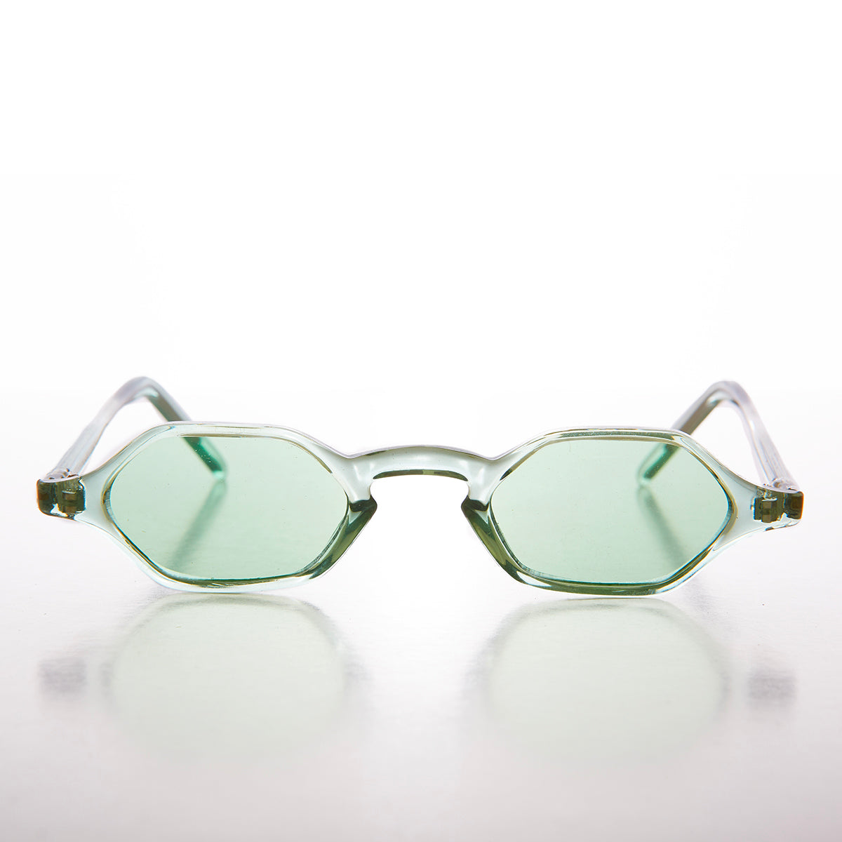 Tiny Hexagon Vintage Sunglasses - Tesh