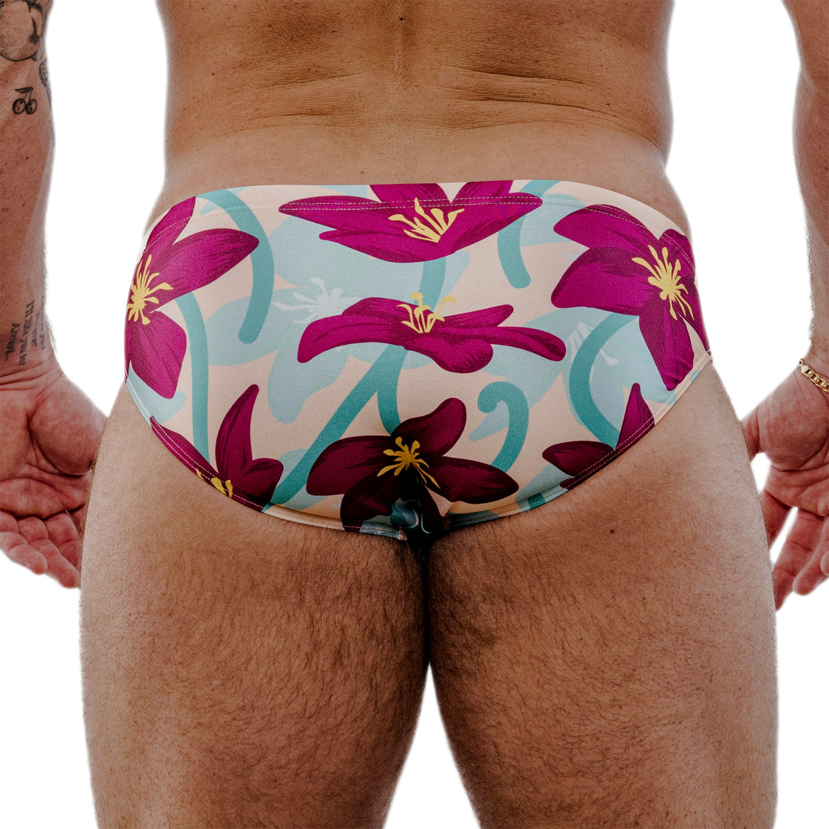 Hibiscus Swim - Red