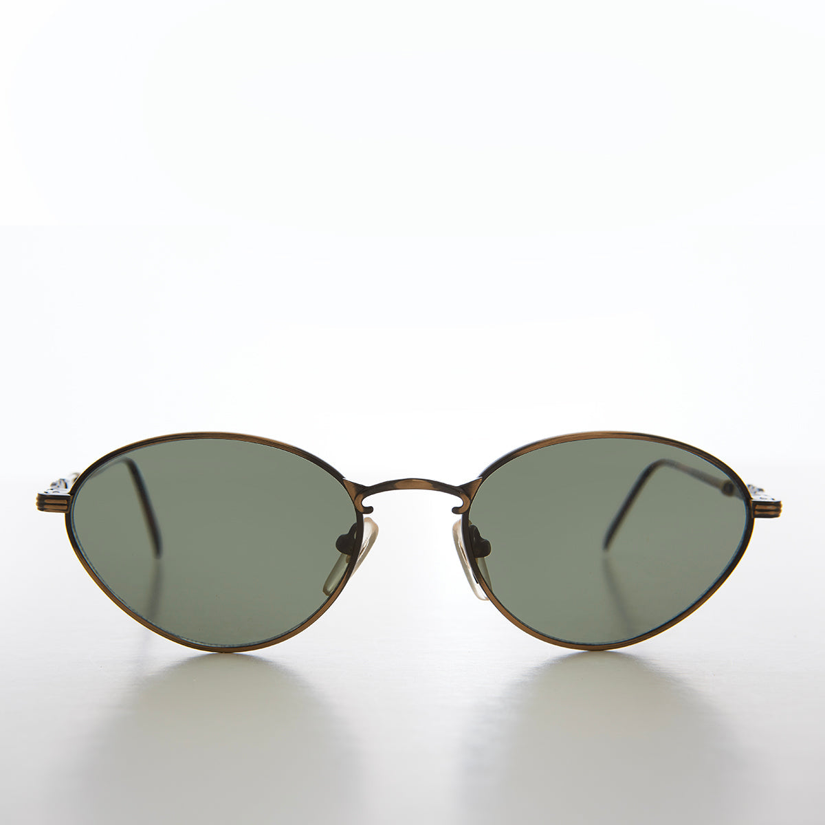 Simple Oval Minimal Vintage Sunglasses - Torres