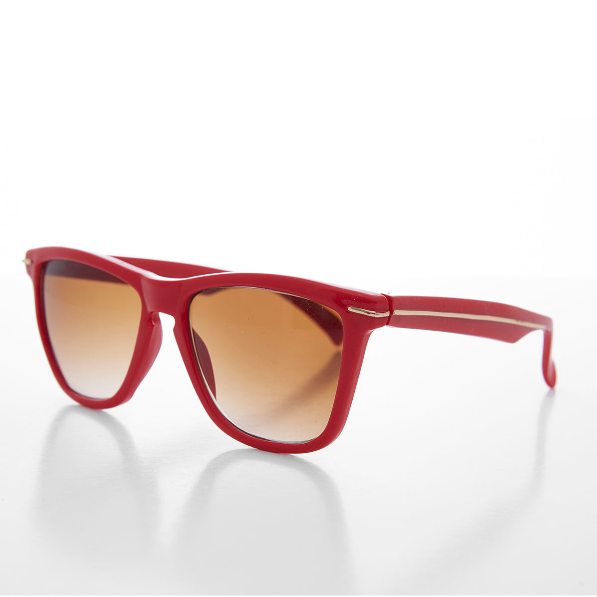 Sporty Horn Rim Hipster Vintage Sunglass - Trent