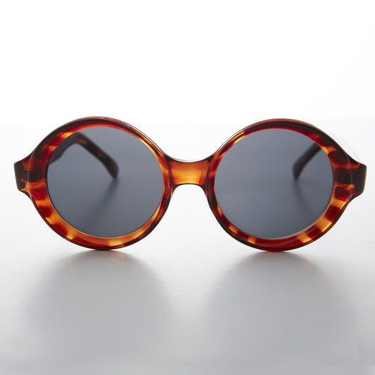 Big Round Mod Vintage Women's Sunglasses - Trudy