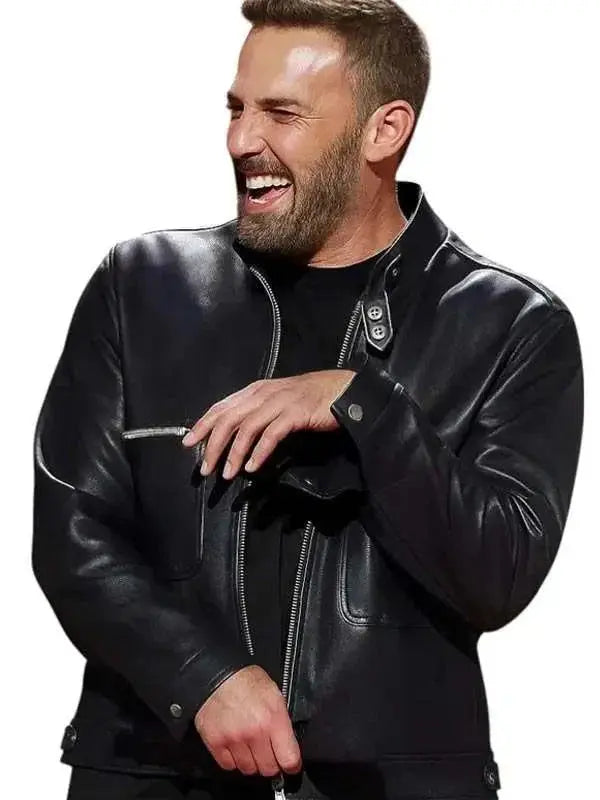 TUDUM 2025 Ben Affleck Black Leather Jacket