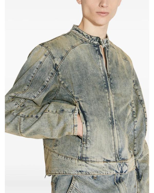 Hitmakers 2025 Bernard Harvey Wash Denim Moto Jacket