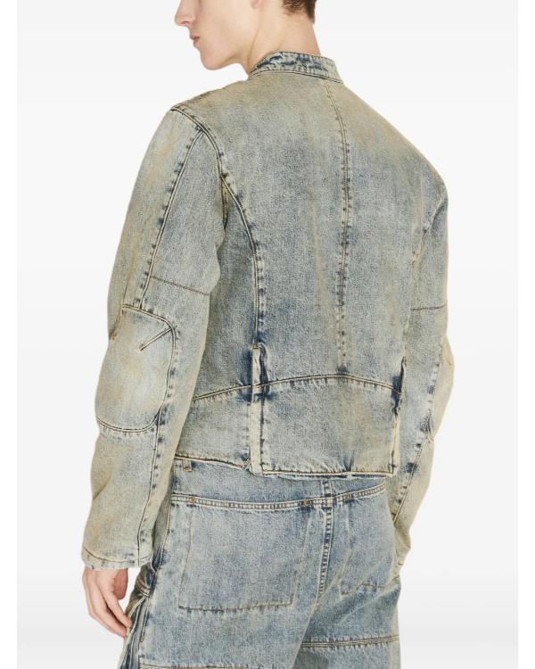 Hitmakers 2025 Bernard Harvey Wash Denim Moto Jacket