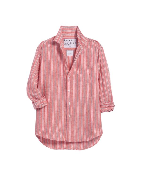Leanne S01 Leanne Morgan Pink Striped Shirt