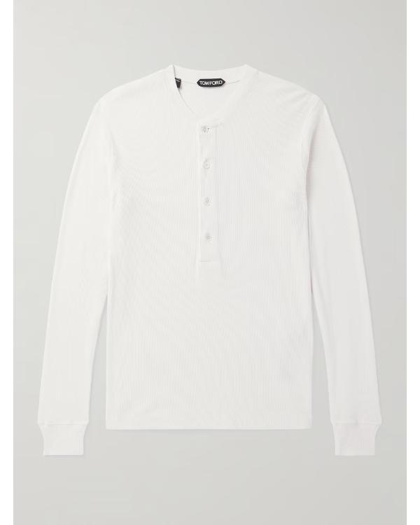The Voice S28 Niall Horan White Ribbed Cotton Jersey
