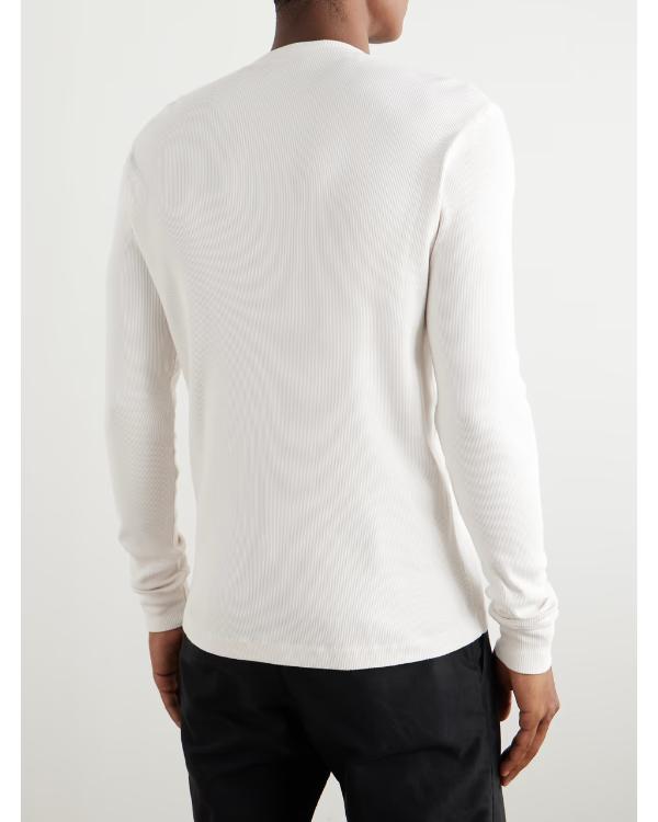 The Voice S28 Niall Horan White Ribbed Cotton Jersey