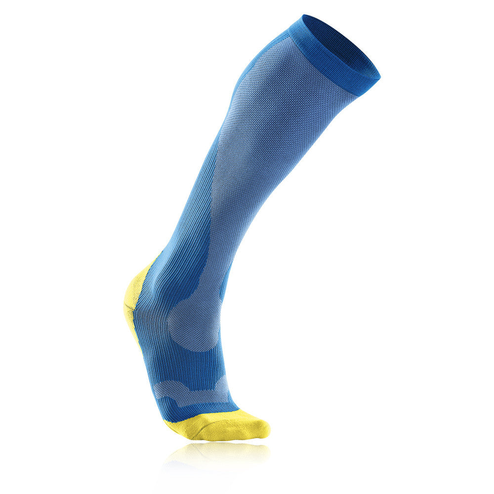 2XU Men's Compression Performance Run Sock - MA2443e (Vibrant Blue) Small