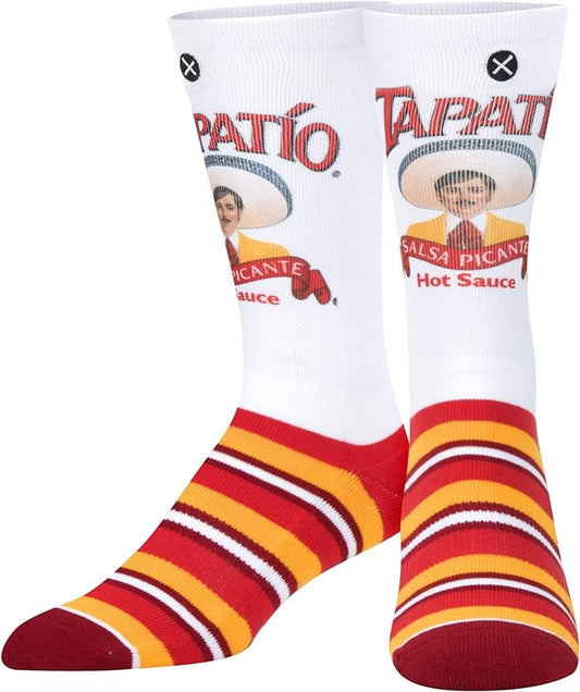 Odd Sox, Tapatio Salsa Hot Sauce, Novelty Crew Socks, Funny Cool