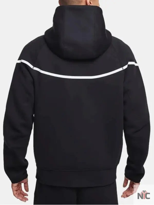 Tech Windrunner Black Reflective Jacket