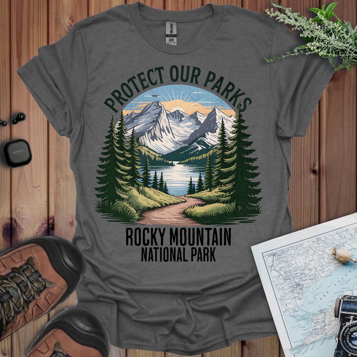 Protect Our Parks Rocky Mountain Unisex T-Shirt