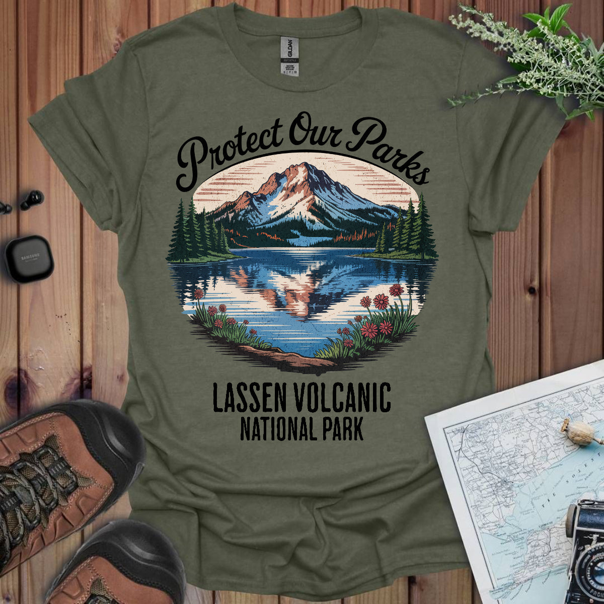 Protect Our Parks Lassen Park Unisex T-Shirt
