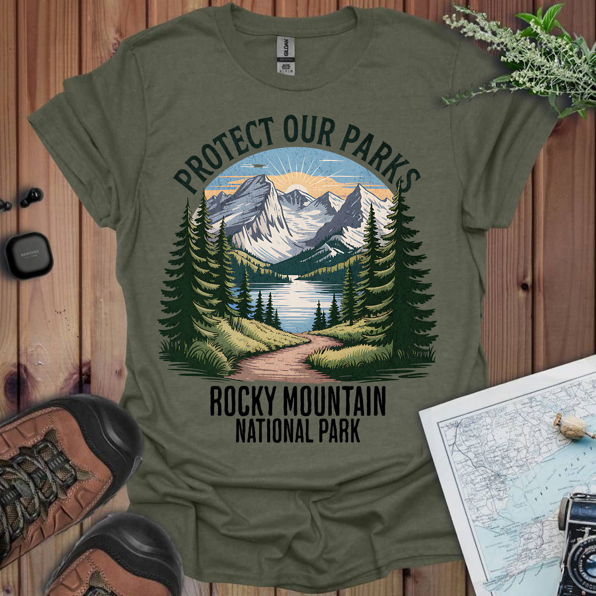 Protect Our Parks Rocky Mountain Unisex T-Shirt