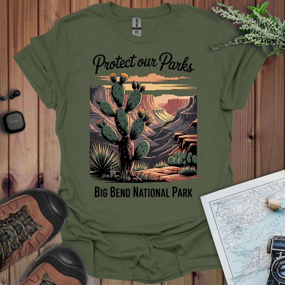 Protect Our Parks Big Bend National Park Unisex Fit Soft T-Shirt
