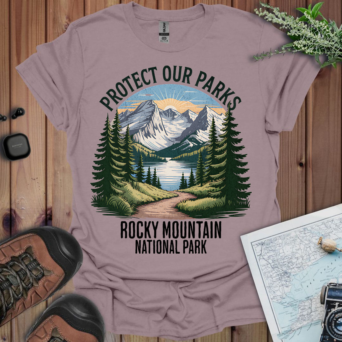 Protect Our Parks Rocky Mountain Unisex T-Shirt