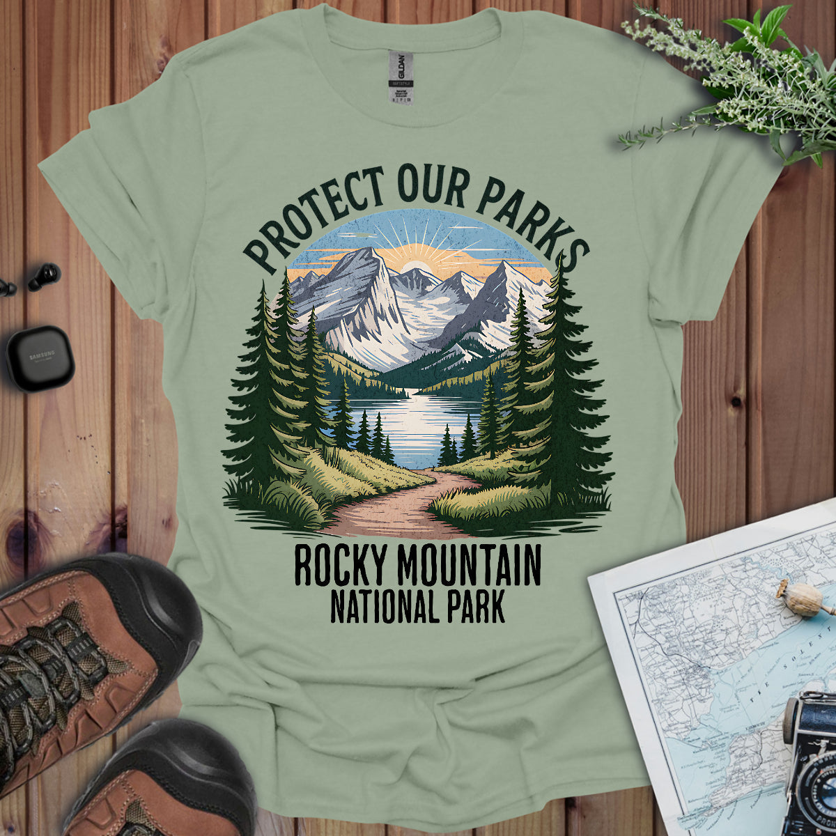 Protect Our Parks Rocky Mountain Unisex T-Shirt