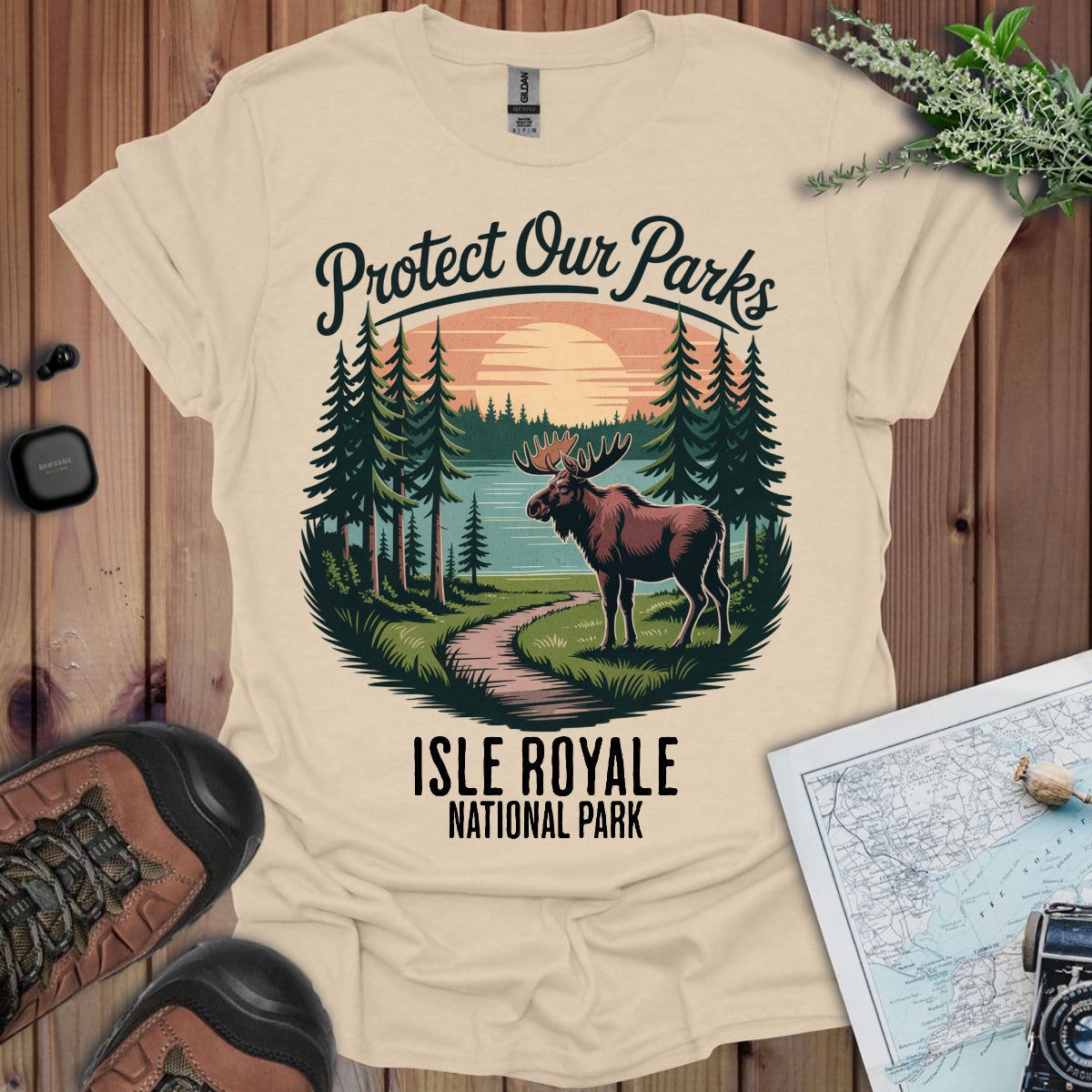 Protect Our Parks Isle Royale Unisex T-Shirt