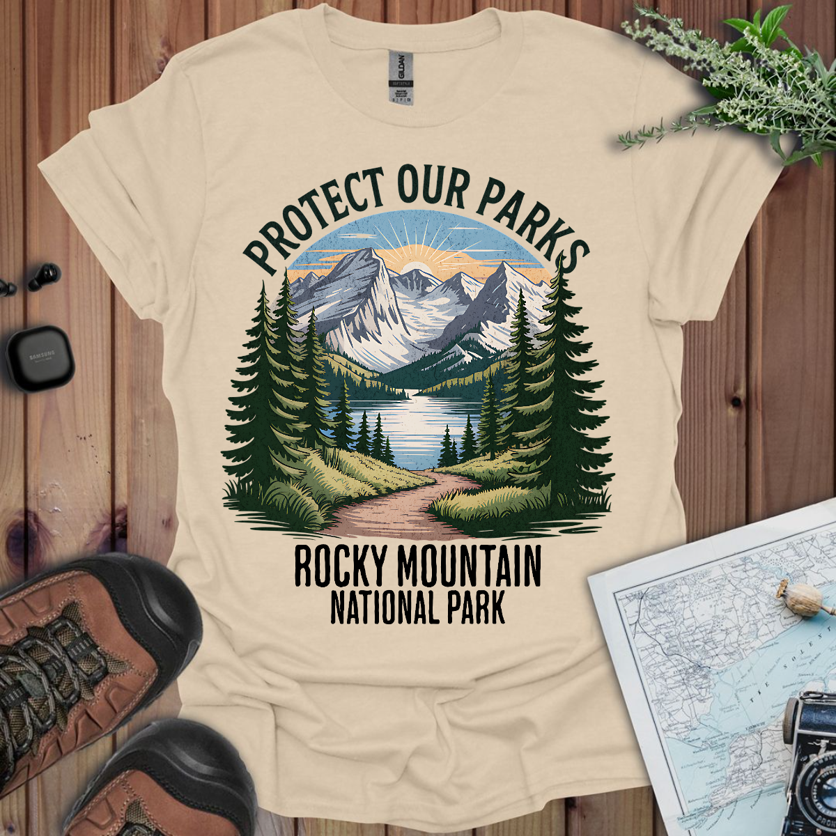 Protect Our Parks Rocky Mountain Unisex T-Shirt