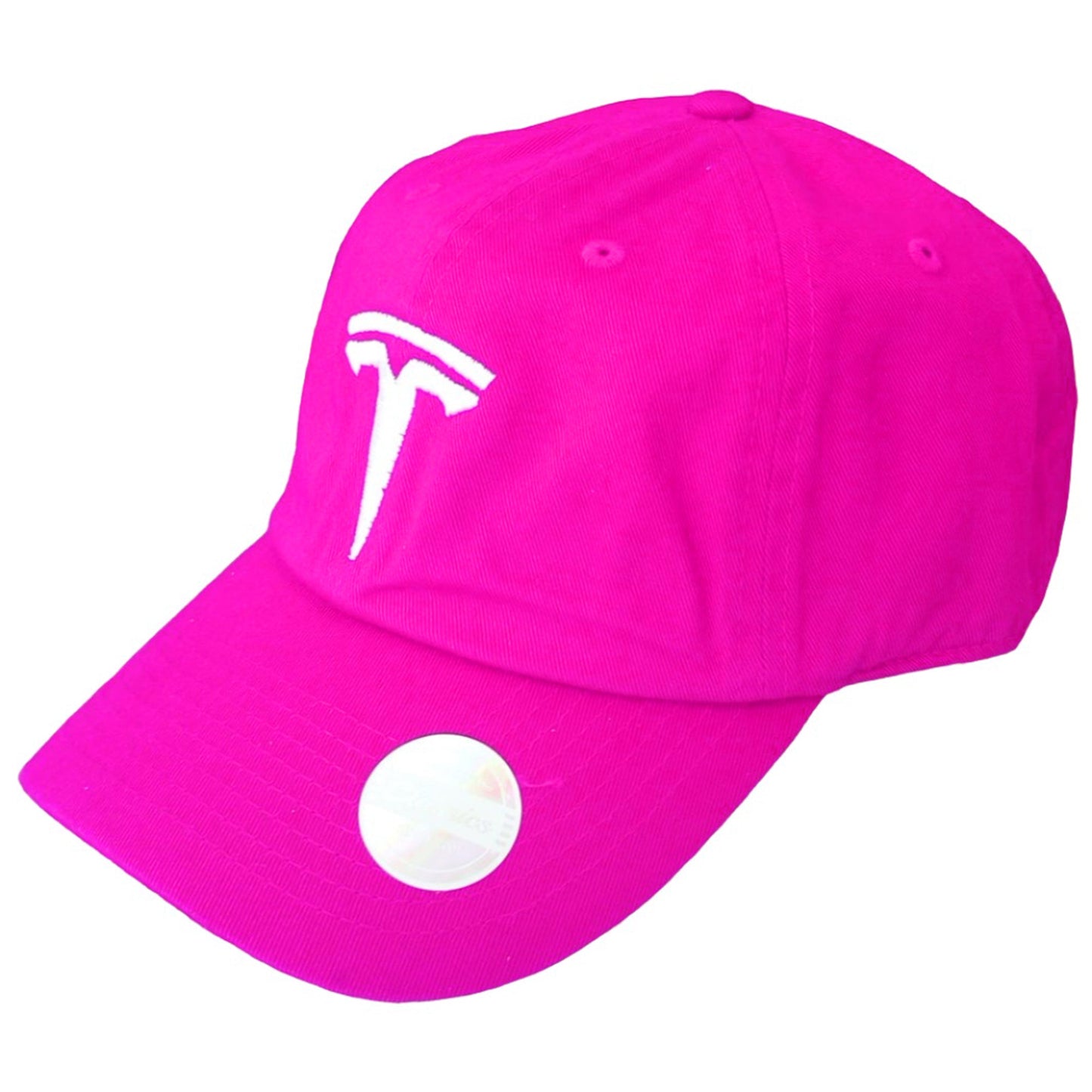 Tesla Logo Embroidered Dad Hat – Premium Cotton Adjustable Cap