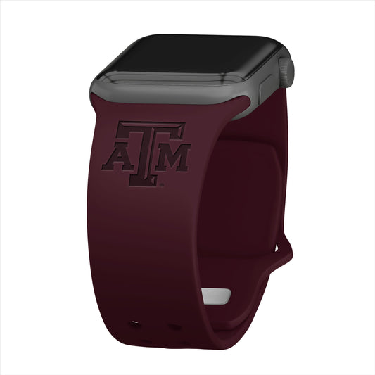 Texas A&M Aggies Engraved Apple Watch Band