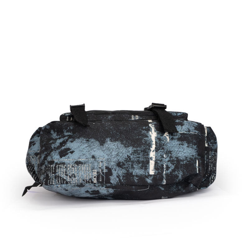 Text Pattern Messenger Bag