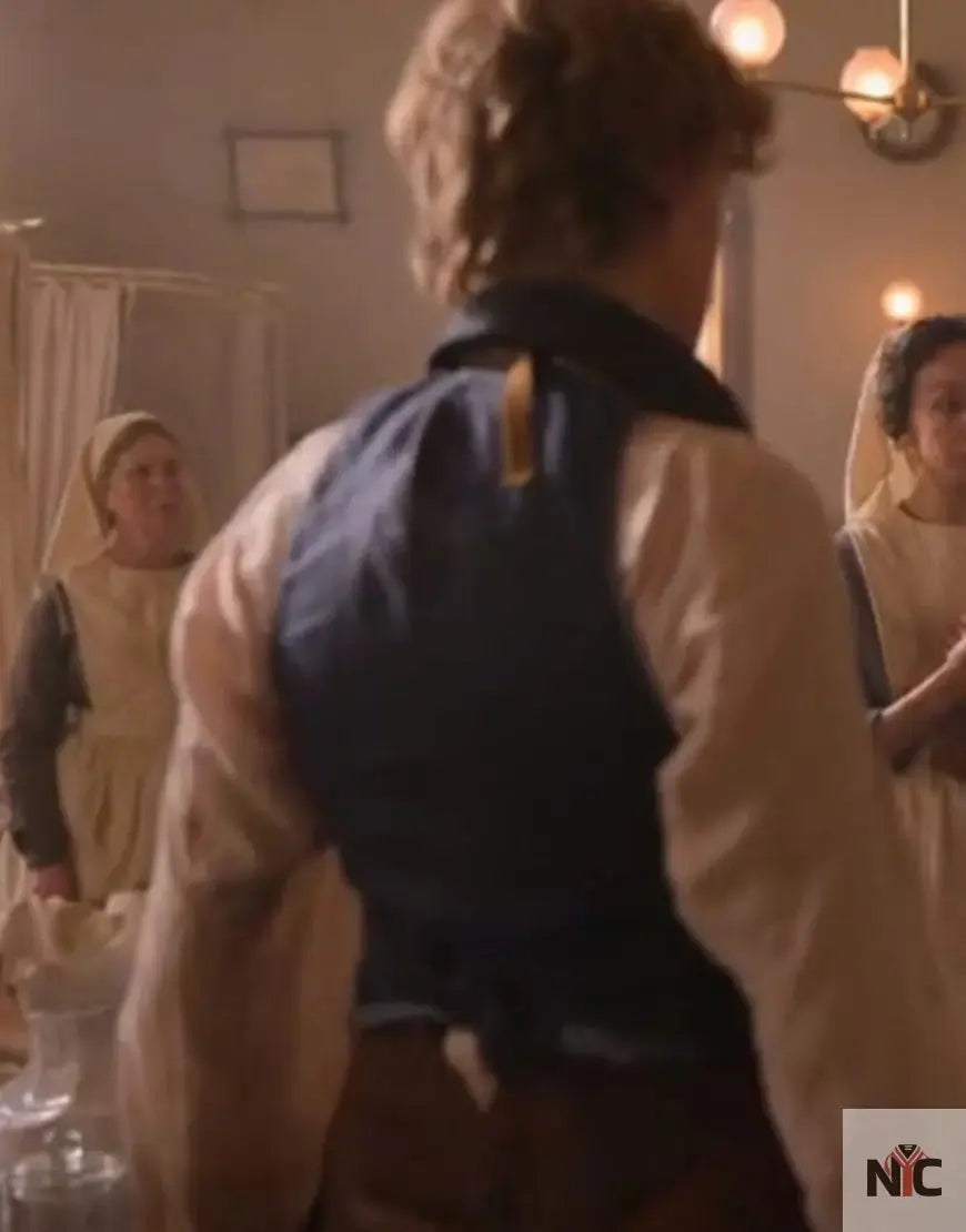The Artful Dodger 2023 Thomas Brodie Sangster Blue Vest
