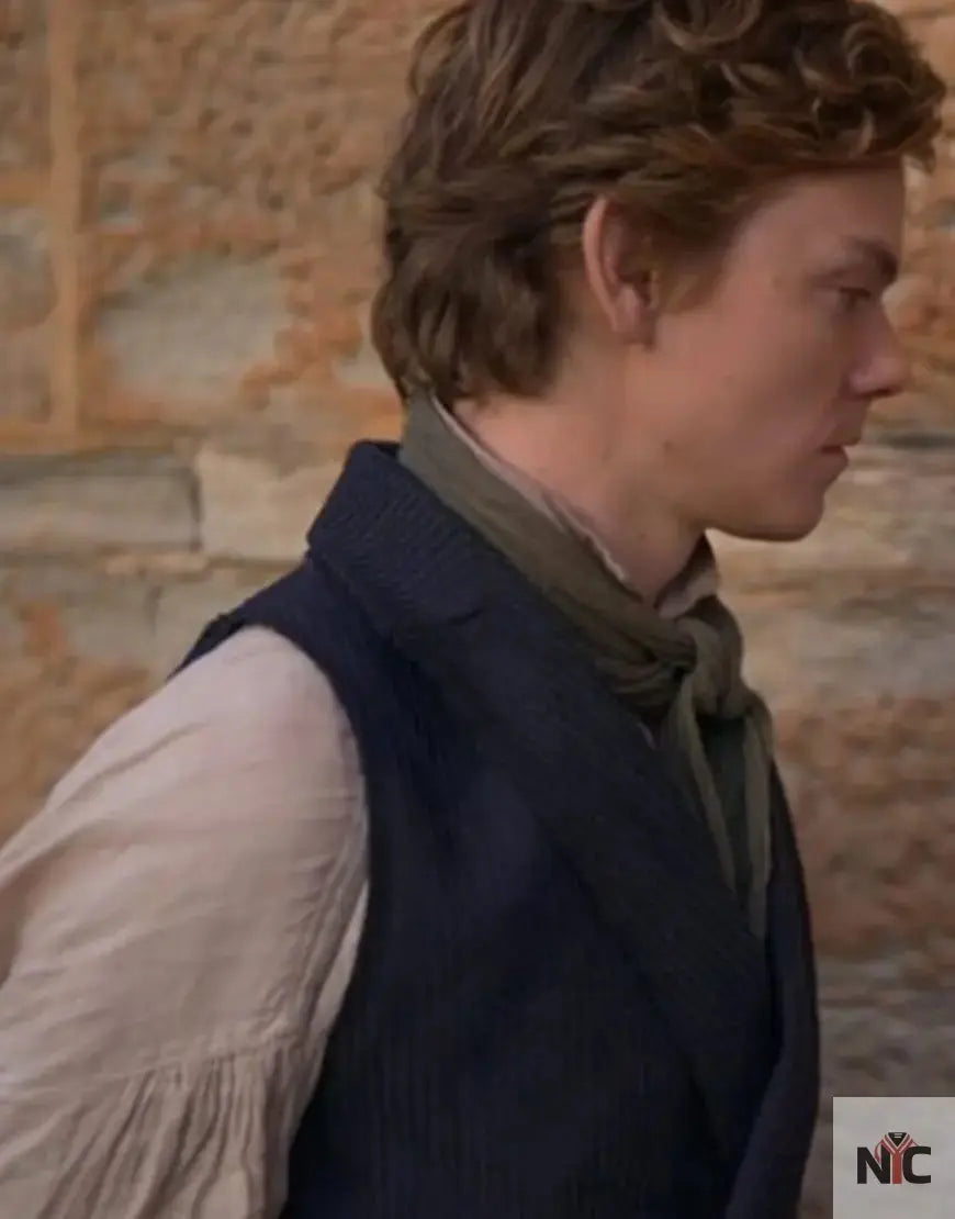 The Artful Dodger 2023 Thomas Brodie Sangster Blue Vest