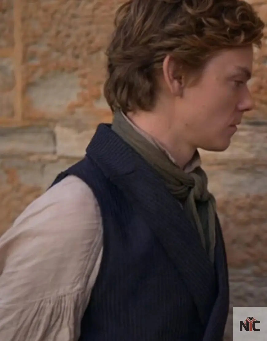 The Artful Dodger 2023 Thomas Brodie Sangster Blue Vest
