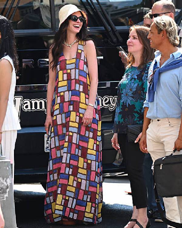 The Devil Wears Prada 2 Anne Hathaway Multi-color Long Dress